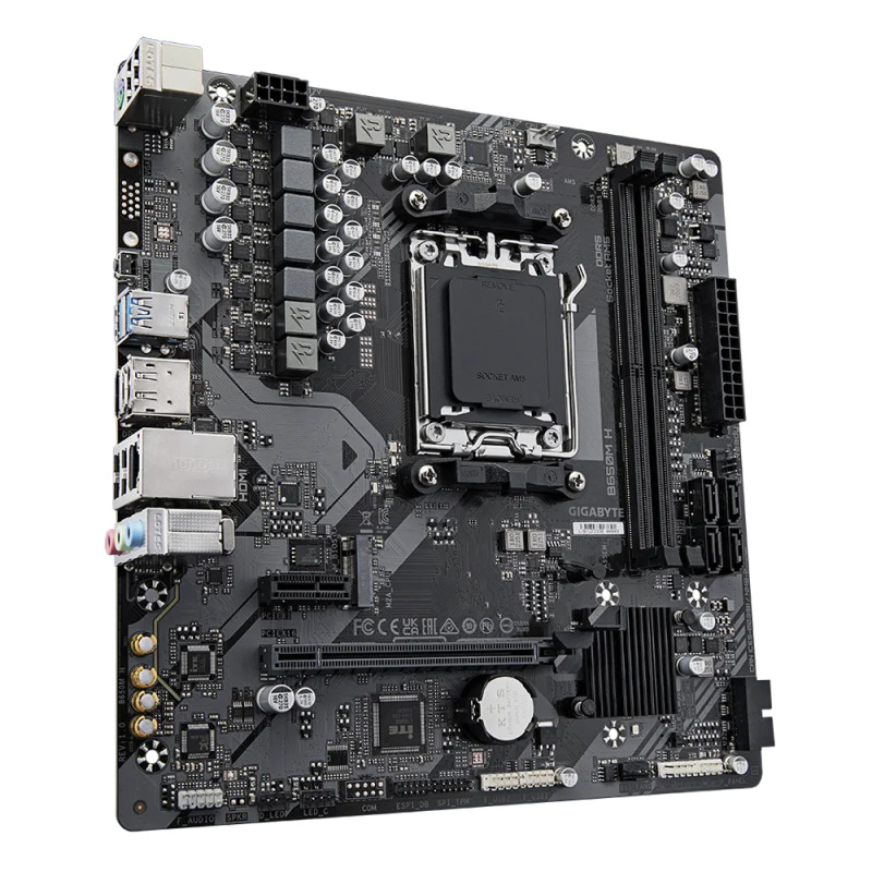 TARJETA MADRE GIGABYTE B650M H / SOCKET AM5 / DDR5 / HDMI / DP / MICRO ATX / GAMA MEDIA image 3